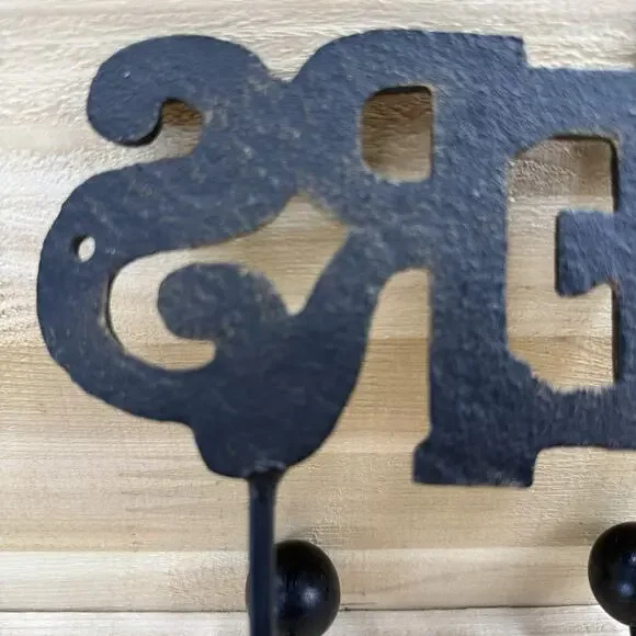 HERS Cast Iron Wall Clothes Hook - Picture 8 of 10